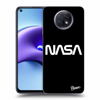 Picasee silikonowe czarne etui na Xiaomi Redmi Note 9T - NASA Basic
