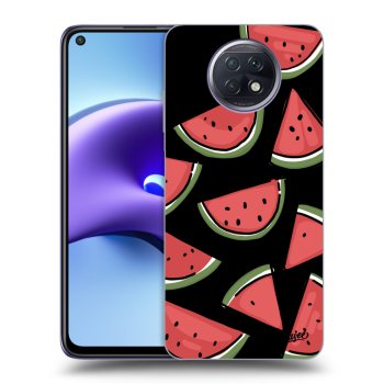 Picasee silikonowe czarne etui na Xiaomi Redmi Note 9T - Melone