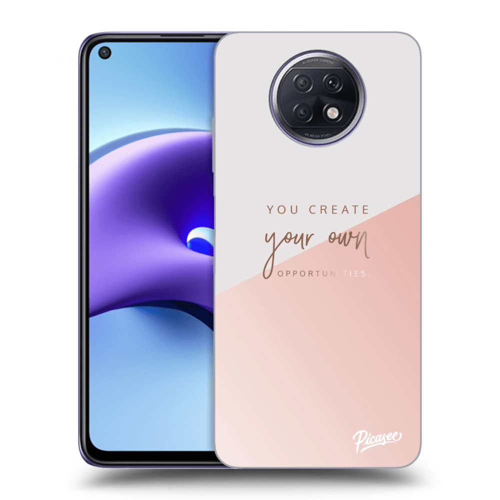 Picasee silikonowe czarne etui na Xiaomi Redmi Note 9T - You create your own opportunities