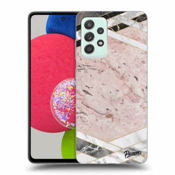 Etui na Samsung Galaxy A52s 5G A528B - Pink geometry