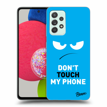 Etui na Samsung Galaxy A52s 5G A528B - Angry Eyes - Blue