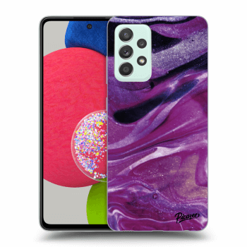 Etui na Samsung Galaxy A52s 5G A528B - Purple glitter