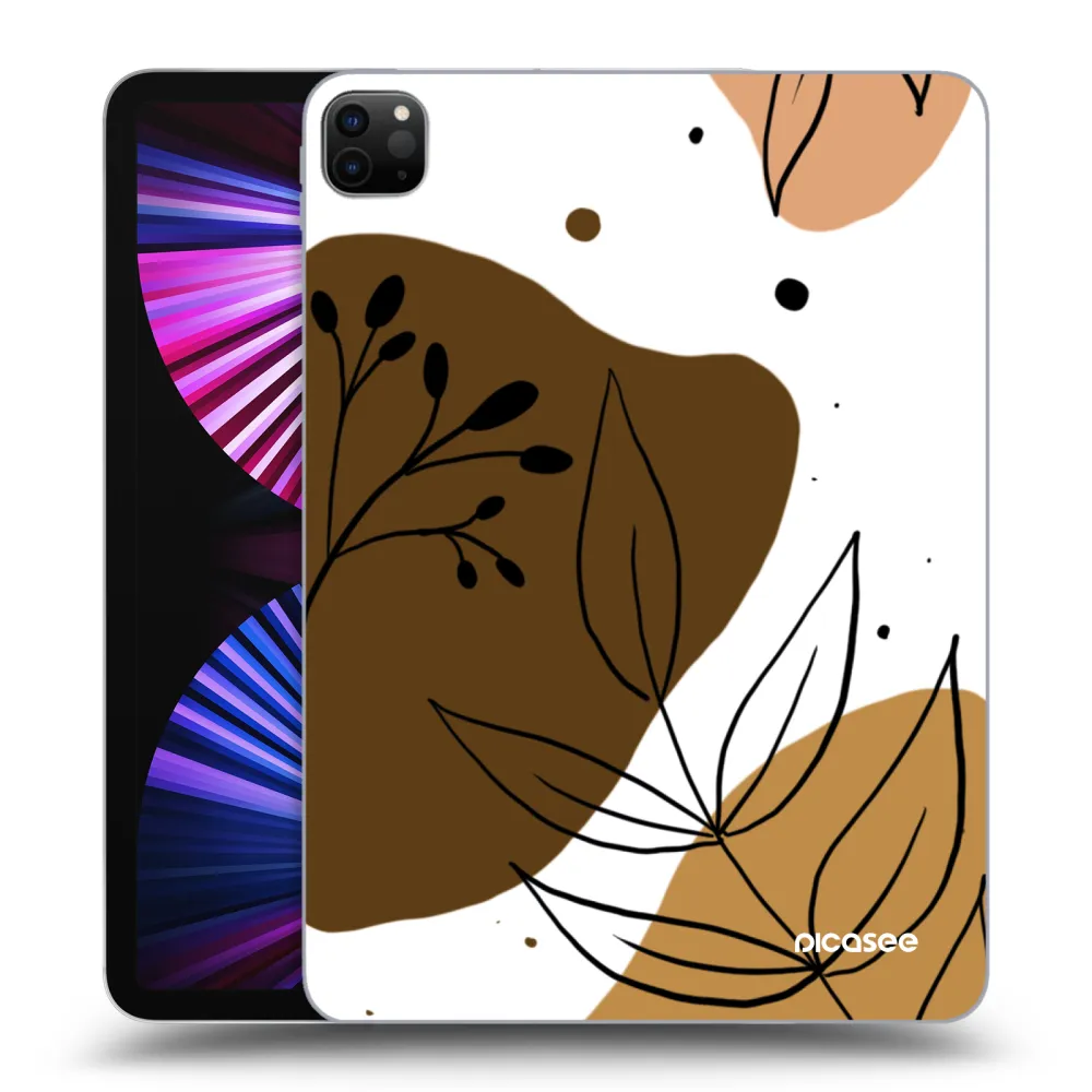 Picasee silikonowe czarne etui na Apple iPad Pro 11" 2021 (3.gen) - Boho style
