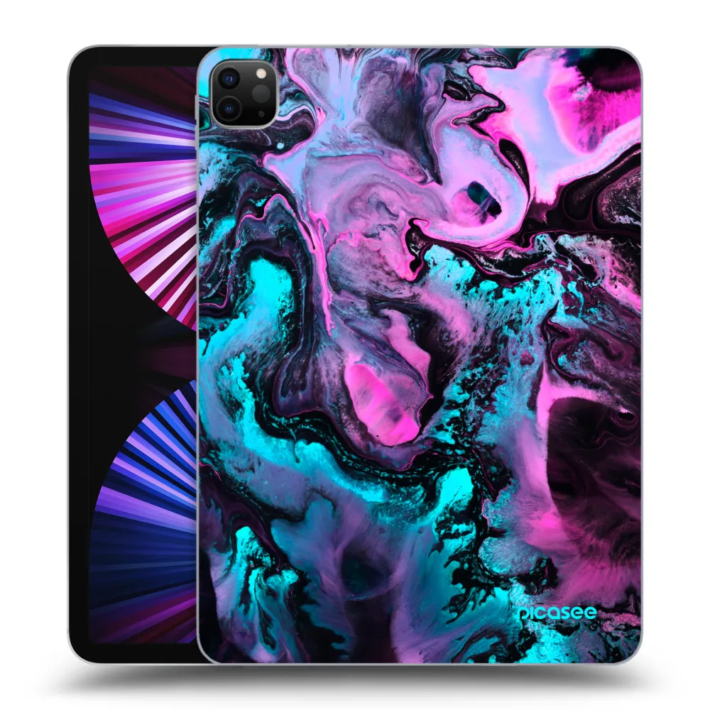 Picasee silikonowe czarne etui na Apple iPad Pro 11" 2021 (3.gen) - Lean