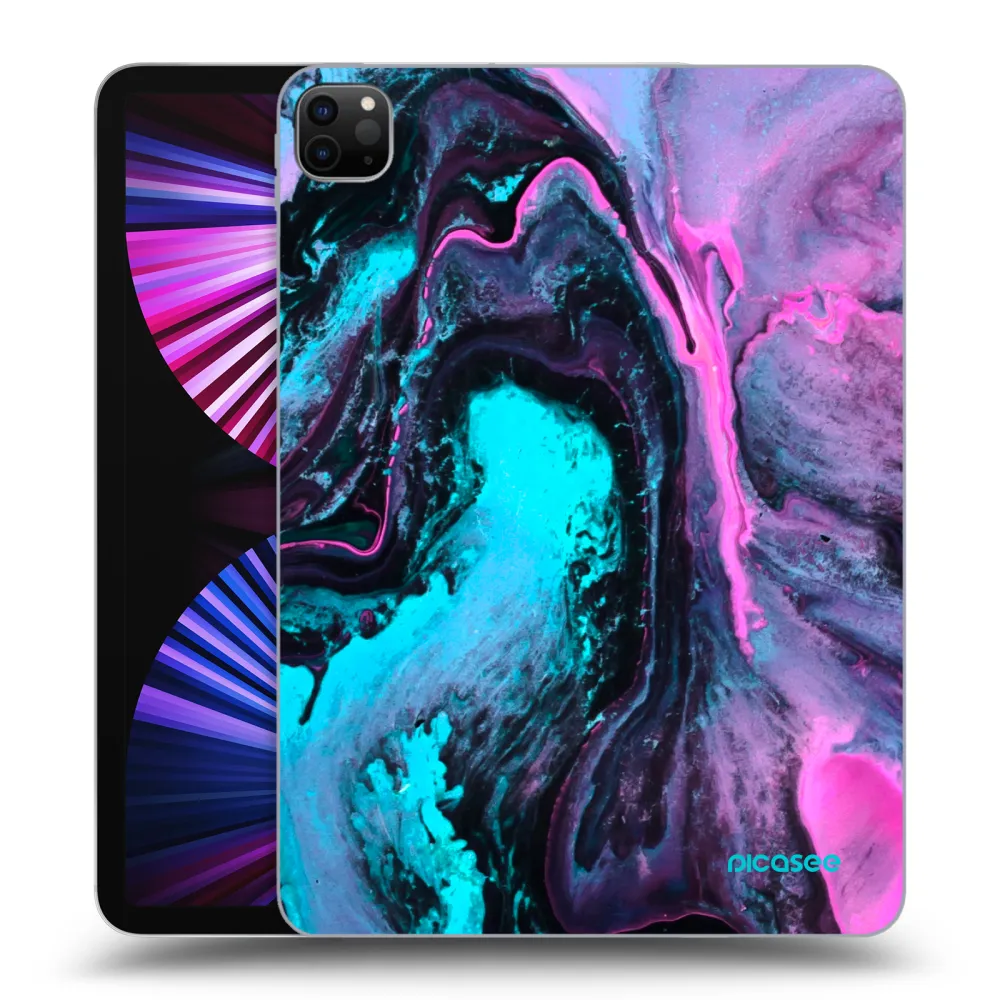 Picasee silikonowe czarne etui na Apple iPad Pro 11" 2021 (3.gen) - Lean 2