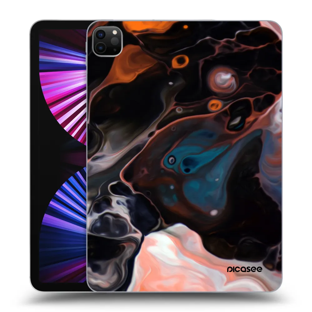 Picasee silikonowe czarne etui na Apple iPad Pro 11" 2021 (3.gen) - Cream