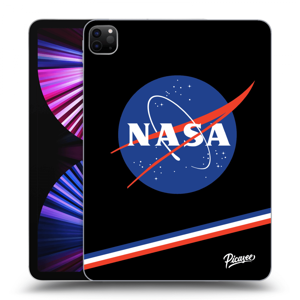 Picasee silikonowe czarne etui na Apple iPad Pro 11" 2021 (3.gen) - NASA Original
