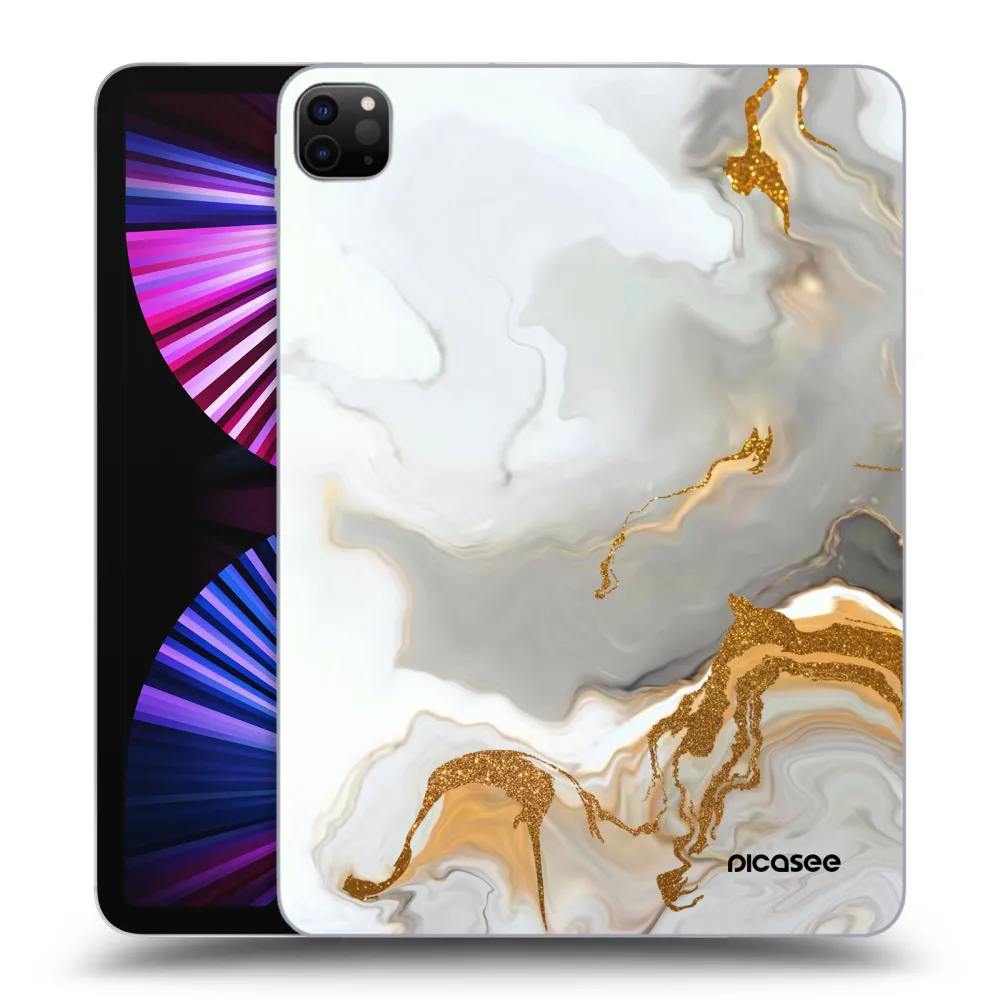 Picasee silikonowe czarne etui na Apple iPad Pro 11" 2021 (3.gen) - Her