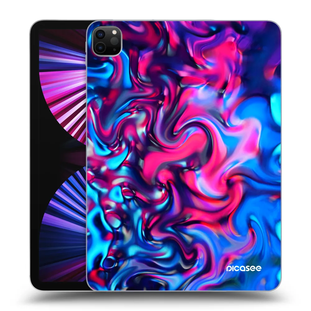 Picasee silikonowe czarne etui na Apple iPad Pro 11" 2021 (3.gen) - Redlight