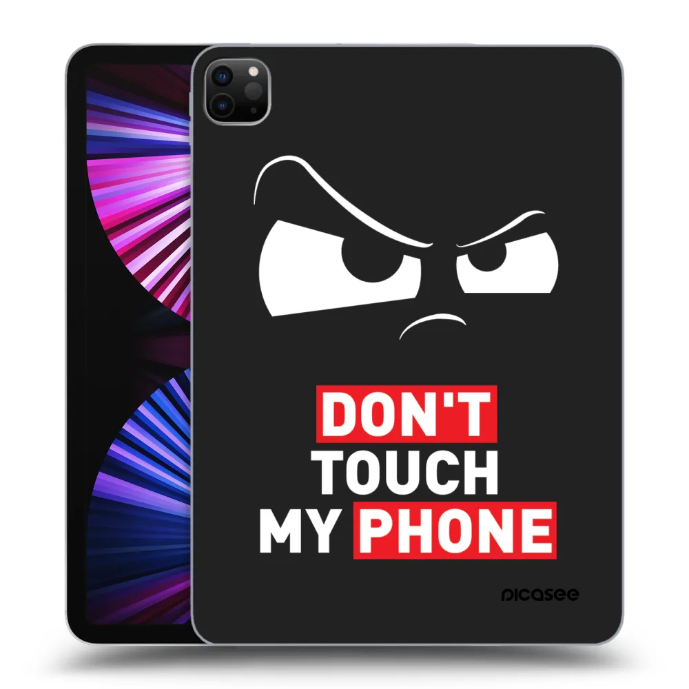 Picasee silikonowe czarne etui na Apple iPad Pro 11" 2021 (3.gen) - Cloudy Eye - Transparent