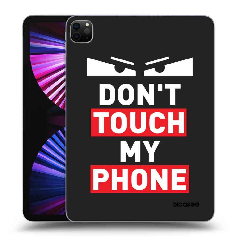 Picasee silikonowe czarne etui na Apple iPad Pro 11" 2021 (3.gen) - Shadow Eye - Transparent