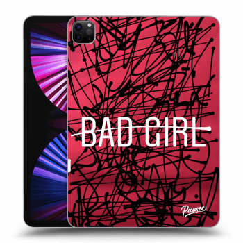 Picasee silikonowe czarne etui na Apple iPad Pro 11" 2021 (3.gen) - Bad girl