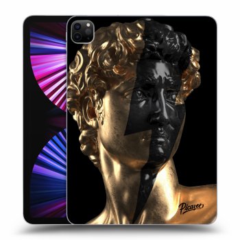 Picasee silikonowe czarne etui na Apple iPad Pro 11" 2021 (3.gen) - Wildfire - Gold