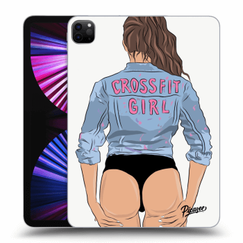 Picasee silikonowe czarne etui na Apple iPad Pro 11" 2021 (3.gen) - Crossfit girl - nickynellow
