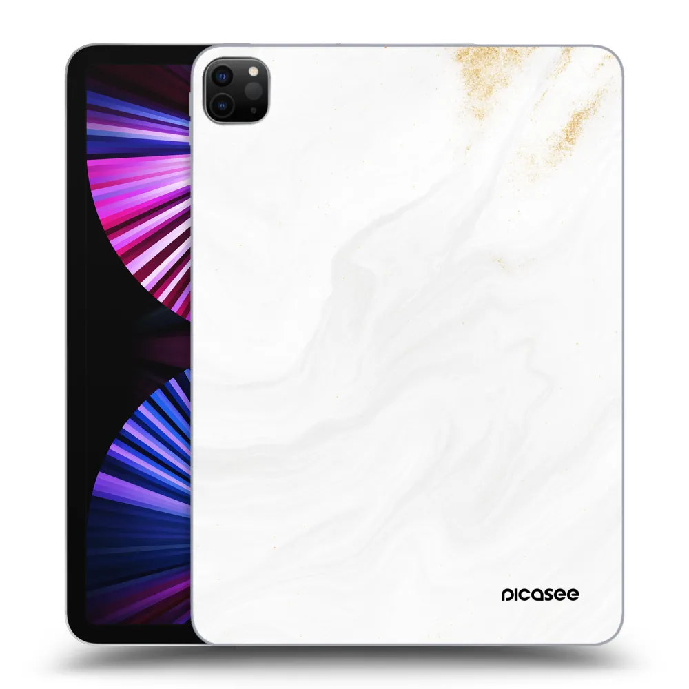 Picasee silikonowe czarne etui na Apple iPad Pro 11" 2021 (3.gen) - White