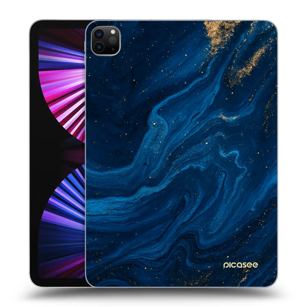 Picasee silikonowe czarne etui na Apple iPad Pro 11" 2021 (3.gen) - Blue