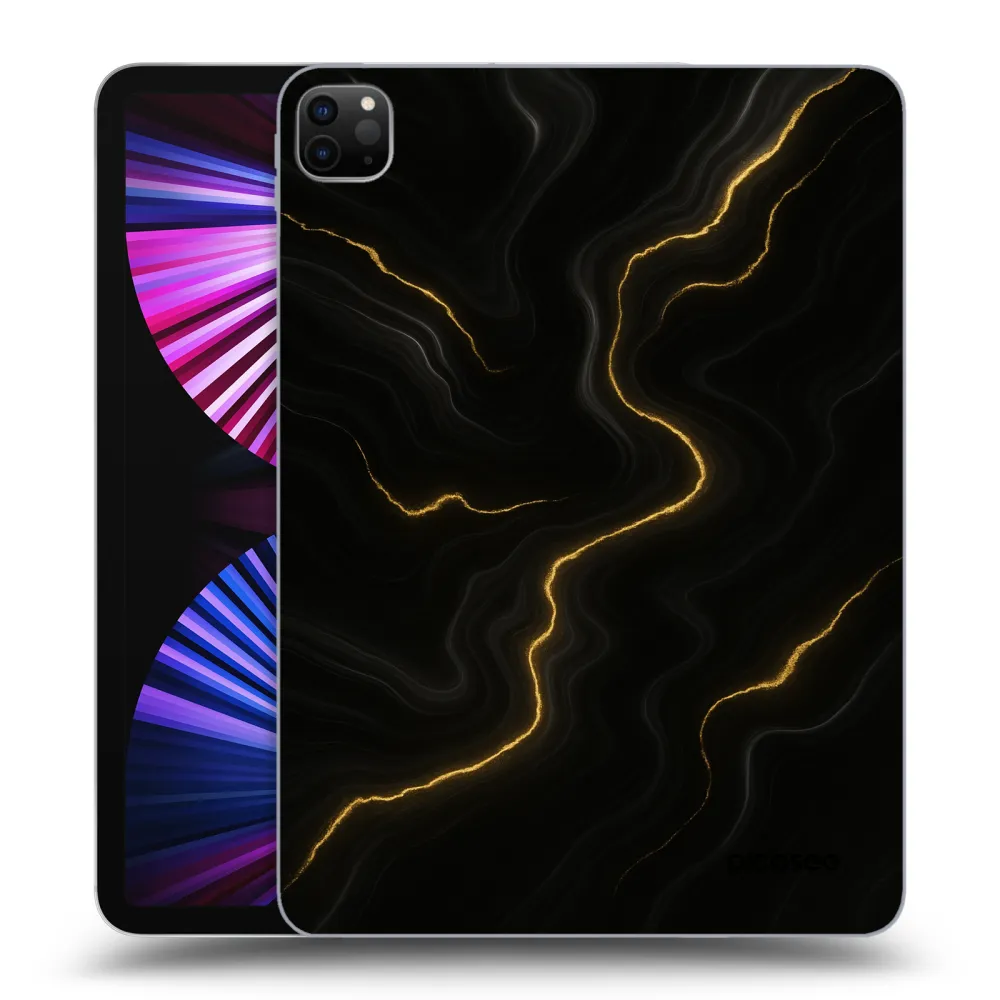 Picasee silikonowe czarne etui na Apple iPad Pro 11" 2021 (3.gen) - Thunder