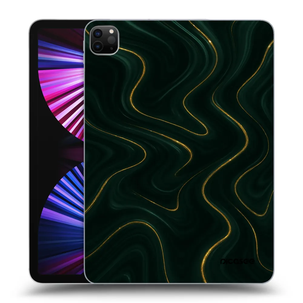 Picasee silikonowe czarne etui na Apple iPad Pro 11" 2021 (3.gen) - Vawes