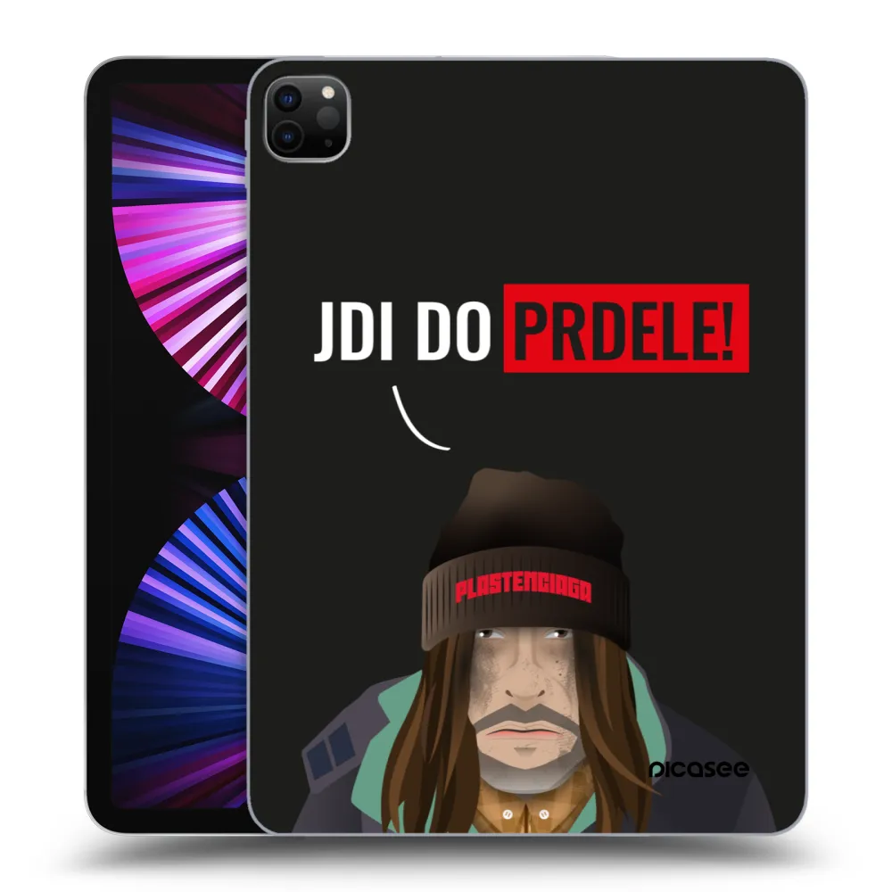 Picasee silikonowe czarne etui na Apple iPad Pro 11" 2021 (3.gen) - Bezďák