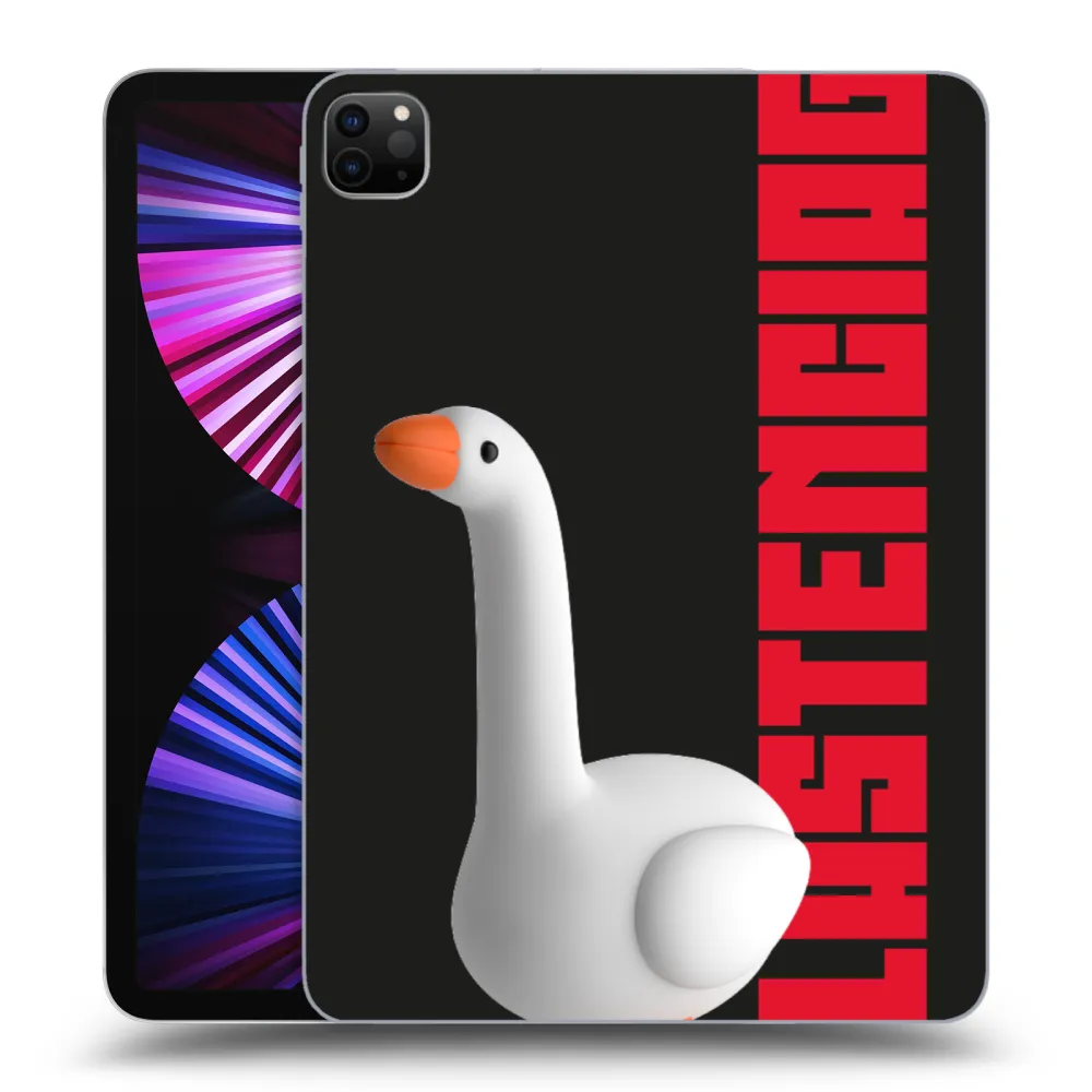 Picasee silikonowe czarne etui na Apple iPad Pro 11" 2021 (3.gen) - Kiky Ricky