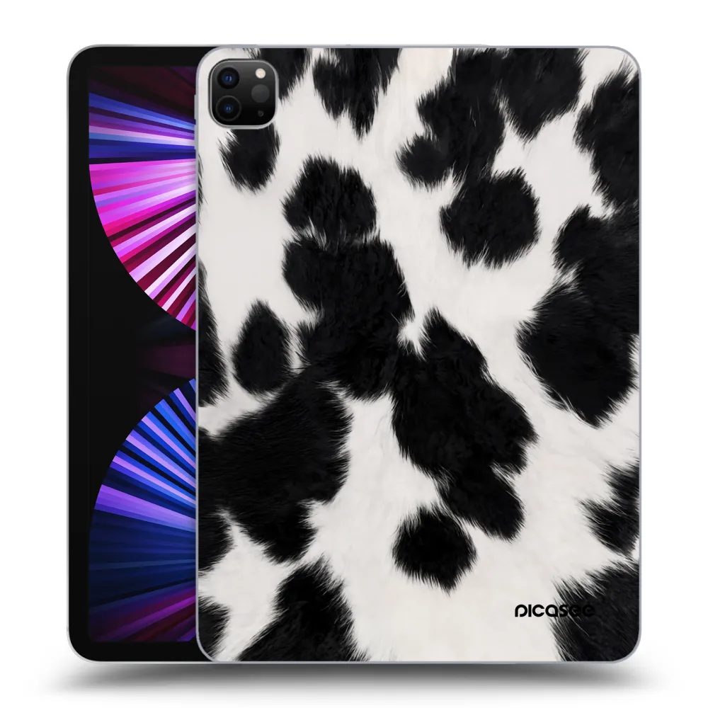 Picasee silikonowe czarne etui na Apple iPad Pro 11" 2021 (3.gen) - Black Moo