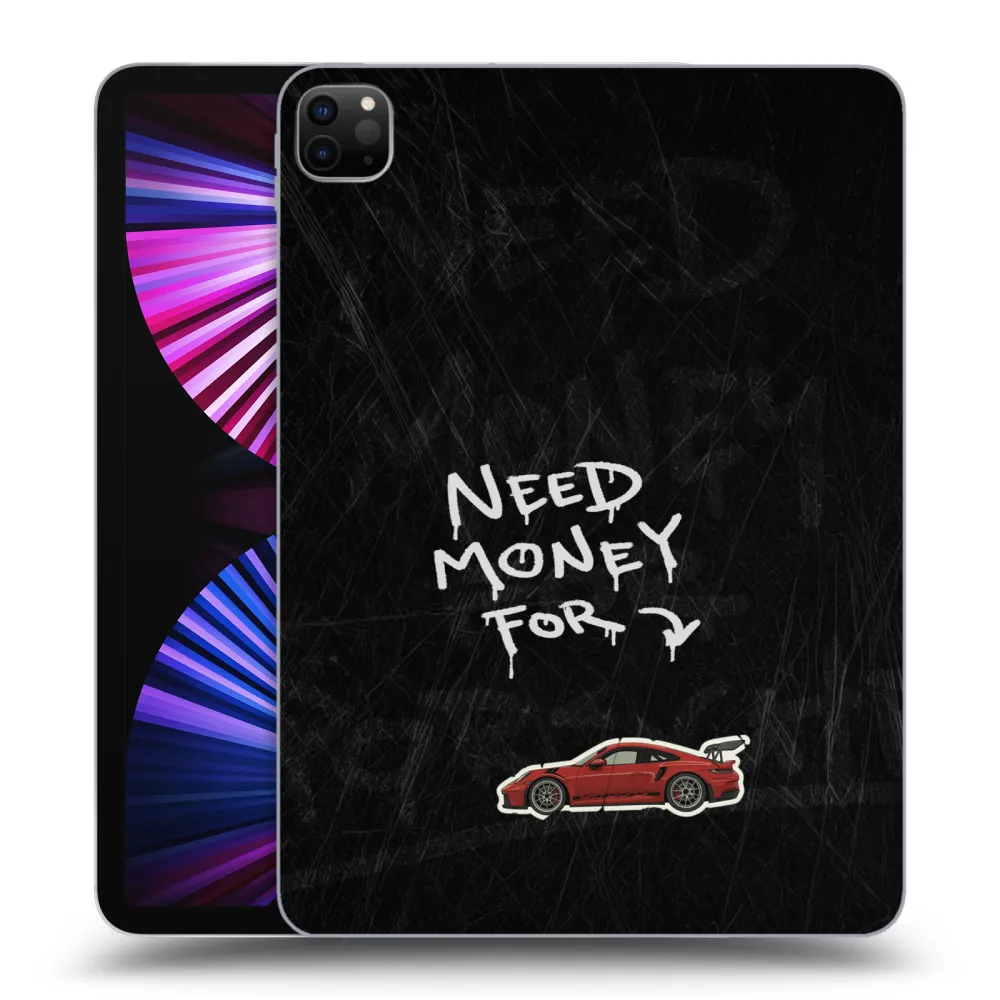 Picasee silikonowe czarne etui na Apple iPad Pro 11" 2021 (3.gen) - Track Mode