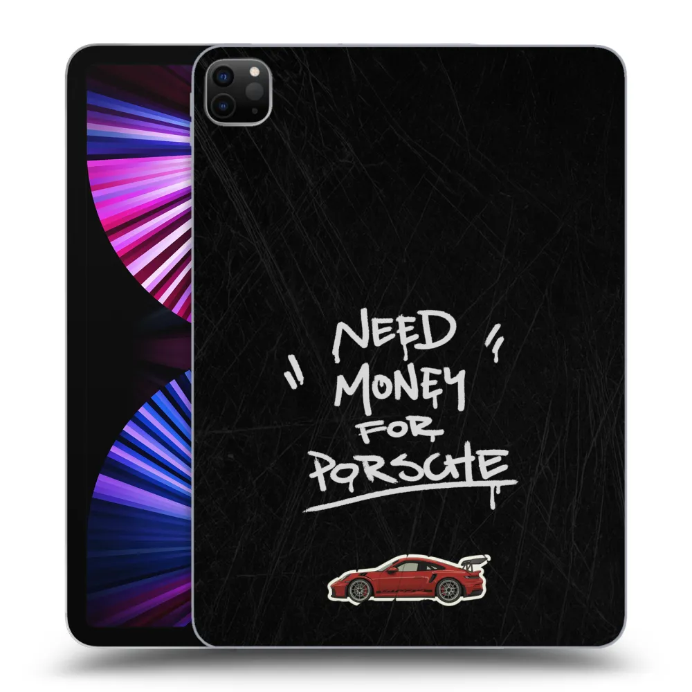 Picasee silikonowe czarne etui na Apple iPad Pro 11" 2021 (3.gen) - Dark Racer