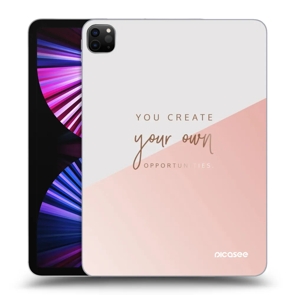 Picasee silikonowe czarne etui na Apple iPad Pro 11" 2021 (3.gen) - You create your own opportunities