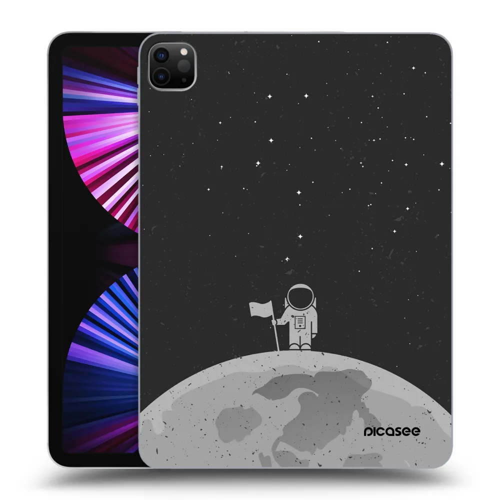 Picasee silikonowe czarne etui na Apple iPad Pro 11" 2021 (3.gen) - Astronaut