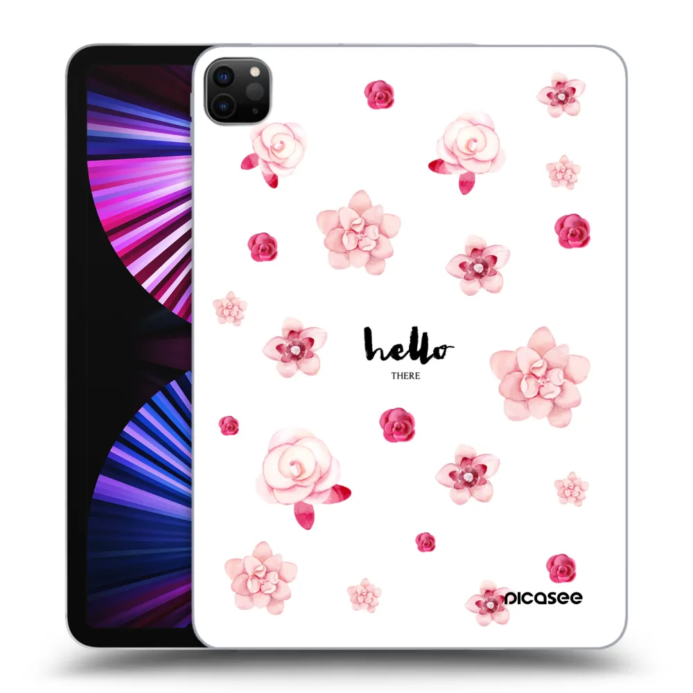 Picasee silikonowe czarne etui na Apple iPad Pro 11" 2021 (3.gen) - Hello there
