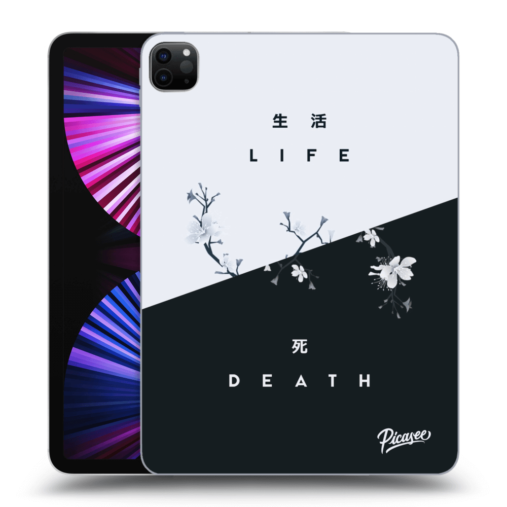 Picasee silikonowe czarne etui na Apple iPad Pro 11" 2021 (3.gen) - Life - Death