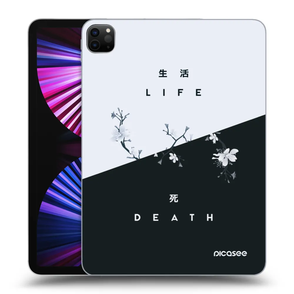 Picasee silikonowe czarne etui na Apple iPad Pro 11" 2021 (3.gen) - Life - Death