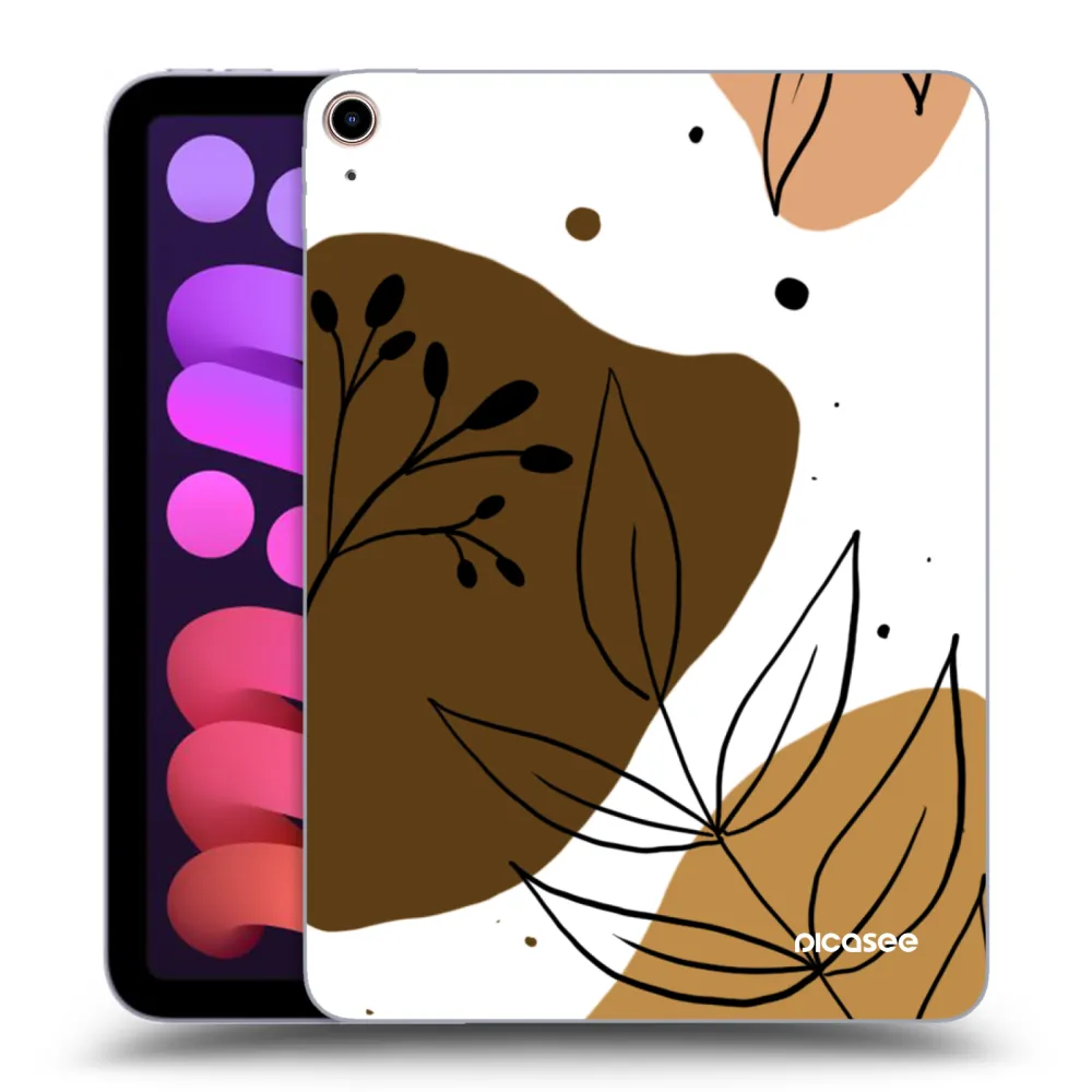 Picasee silikonowe przeźroczyste etui na Apple iPad mini 2021 (6. gen) - Boho style