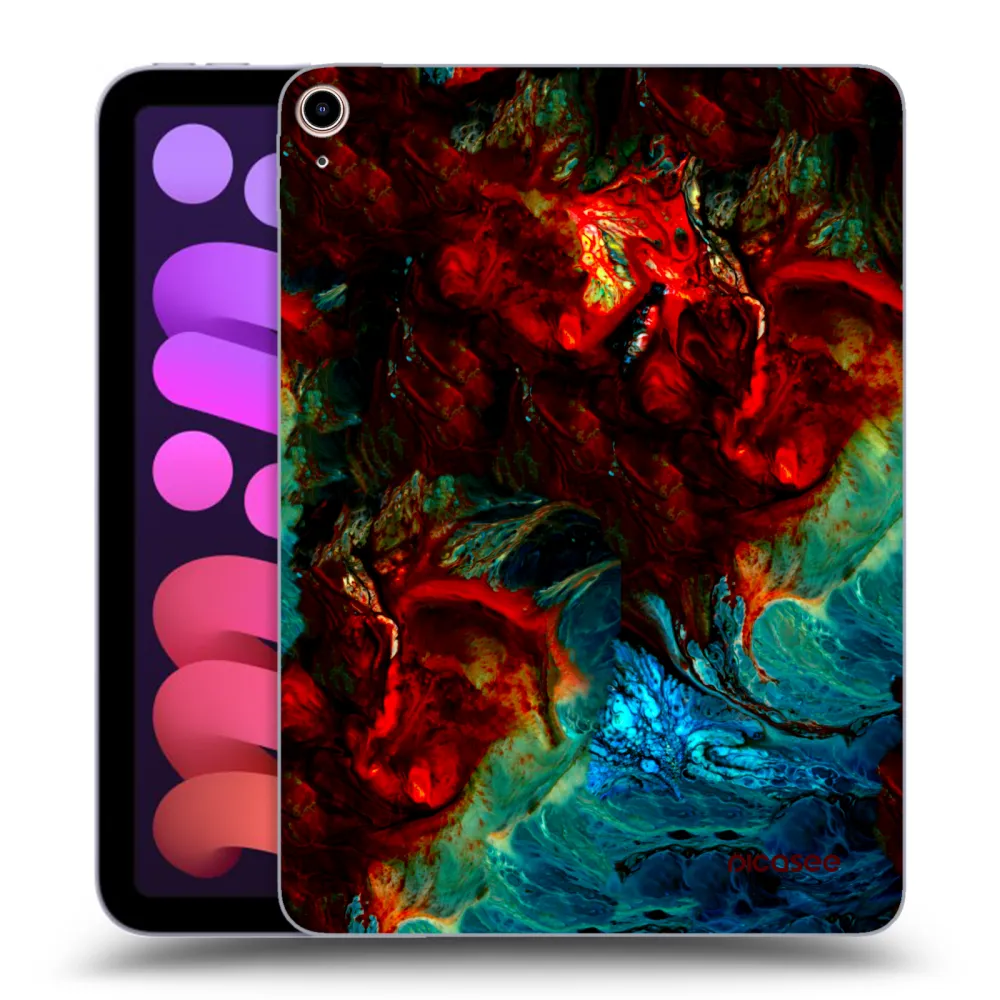 Picasee silikonowe przeźroczyste etui na Apple iPad mini 2021 (6. gen) - Universe
