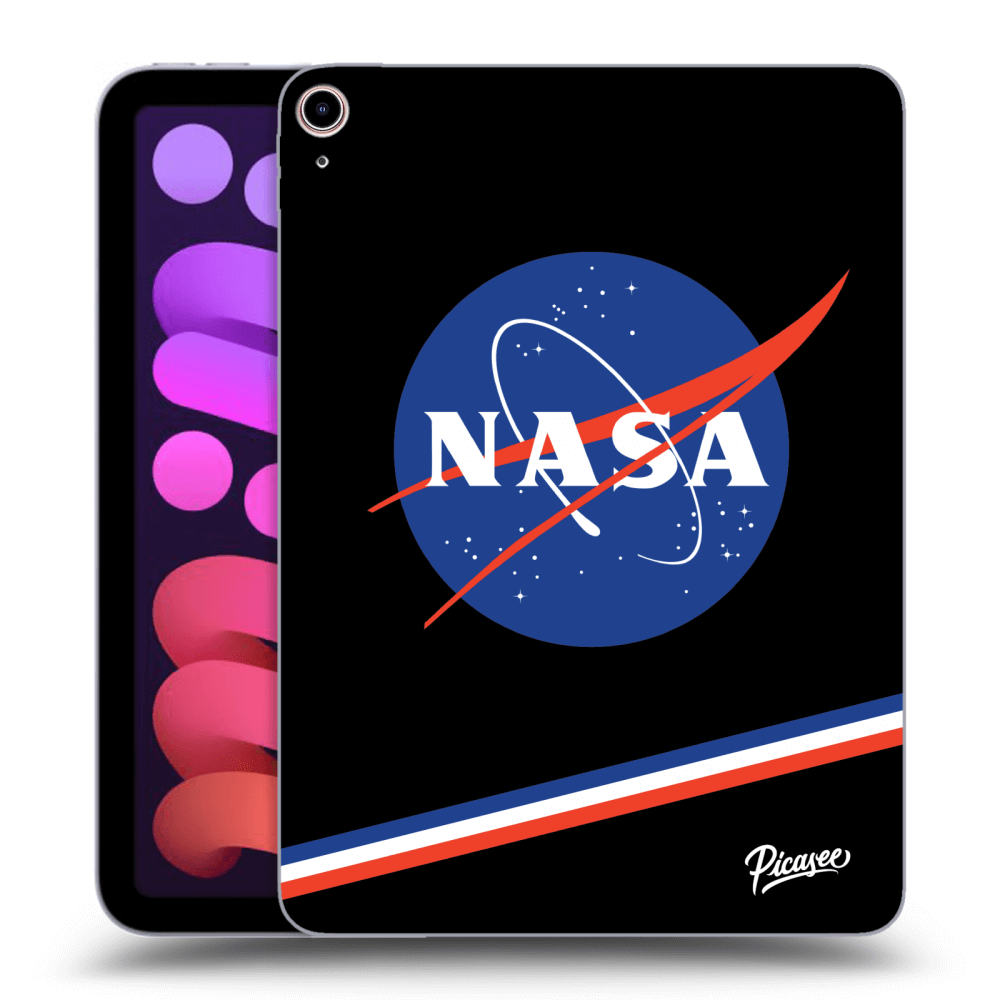 Picasee silikonowe czarne etui na Apple iPad mini 2021 (6. gen) - NASA Original
