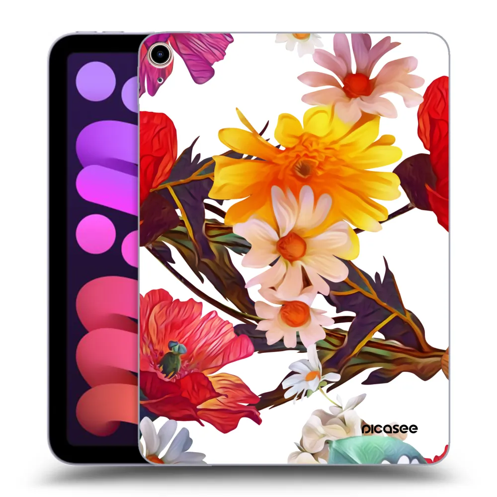 Picasee silikonowe przeźroczyste etui na Apple iPad mini 2021 (6. gen) - Meadow