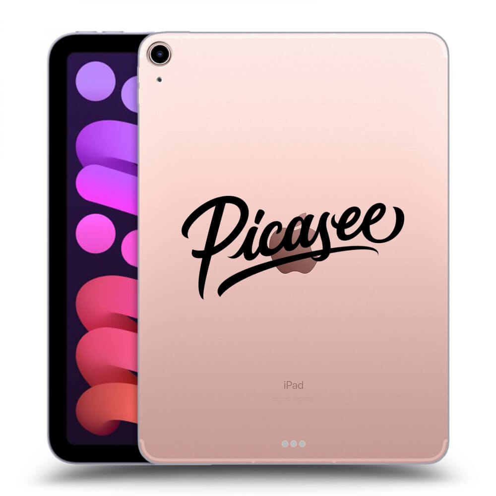 Picasee silikonowe przeźroczyste etui na Apple iPad mini 2021 (6. gen) - Picasee - old logo - black
