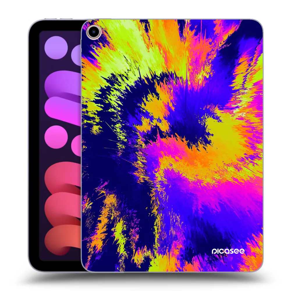 Picasee silikonowe przeźroczyste etui na Apple iPad mini 2021 (6. gen) - Burn