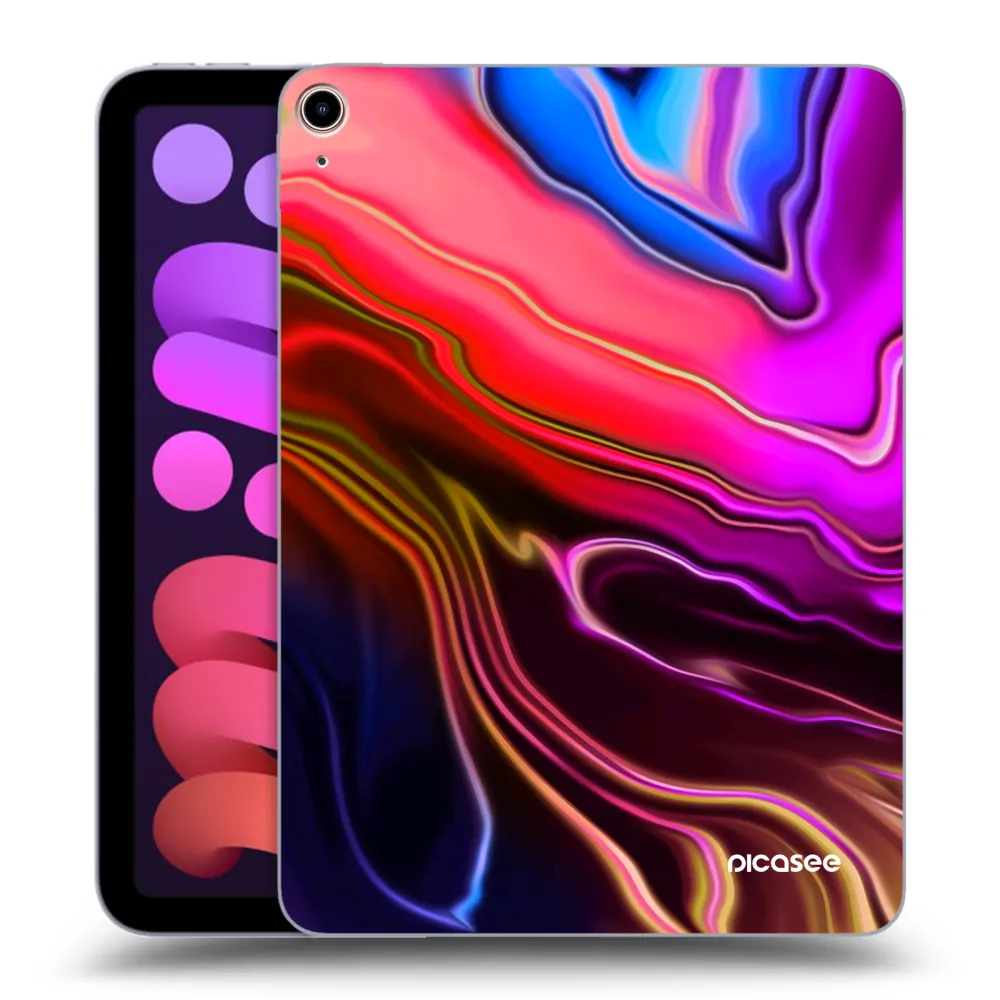 Picasee silikonowe przeźroczyste etui na Apple iPad mini 2021 (6. gen) - Electric