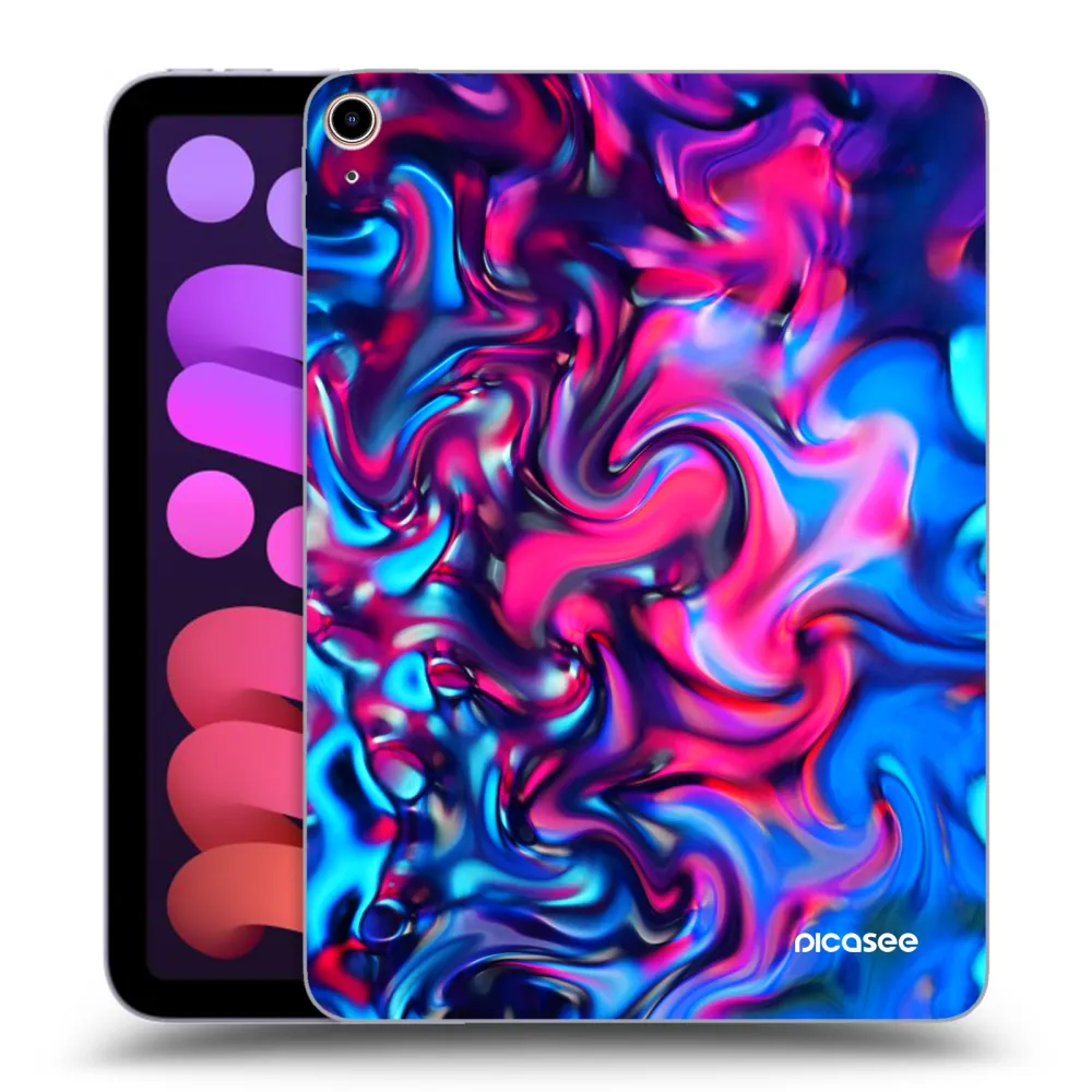 Picasee silikonowe przeźroczyste etui na Apple iPad mini 2021 (6. gen) - Redlight