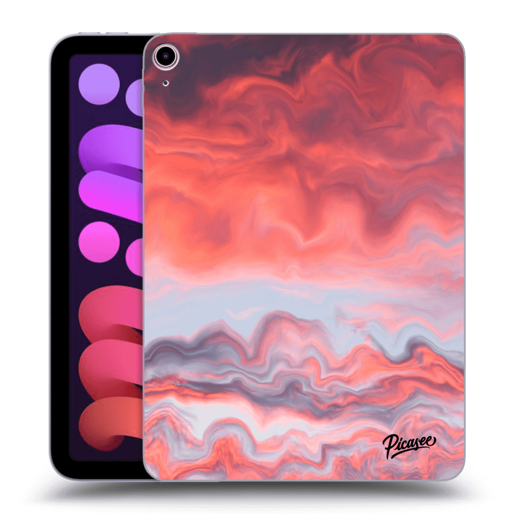 Picasee silikonowe czarne etui na Apple iPad mini 2021 (6. gen) - Sunset