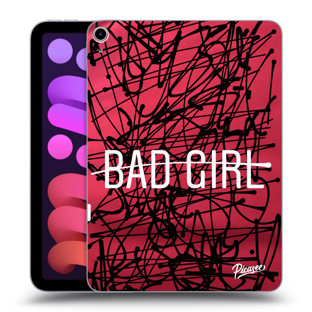 Picasee silikonowe przeźroczyste etui na Apple iPad mini 2021 (6. gen) - Bad girl