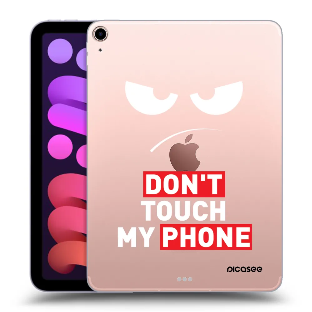 Picasee silikonowe przeźroczyste etui na Apple iPad mini 2021 (6. gen) - Angry Eyes - Transparent