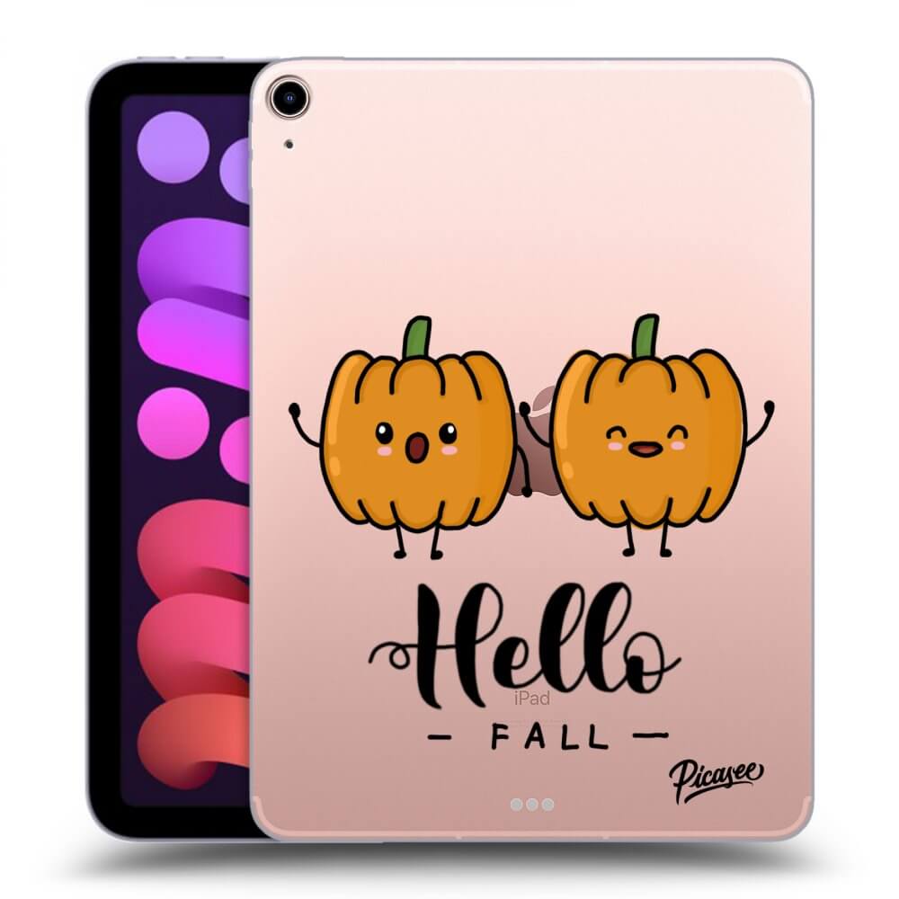 Picasee silikonowe przeźroczyste etui na Apple iPad mini 2021 (6. gen) - Hallo Fall
