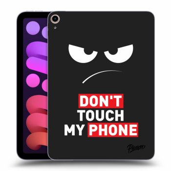 Picasee silikonowe czarne etui na Apple iPad mini 2021 (6. gen) - Angry Eyes - Transparent