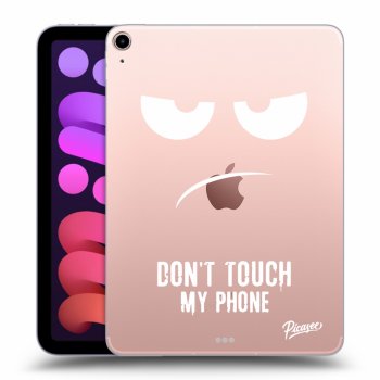 Picasee silikonowe przeźroczyste etui na Apple iPad mini 2021 (6. gen) - Don't Touch My Phone