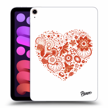 Picasee silikonowe przeźroczyste etui na Apple iPad mini 2021 (6. gen) - Big heart