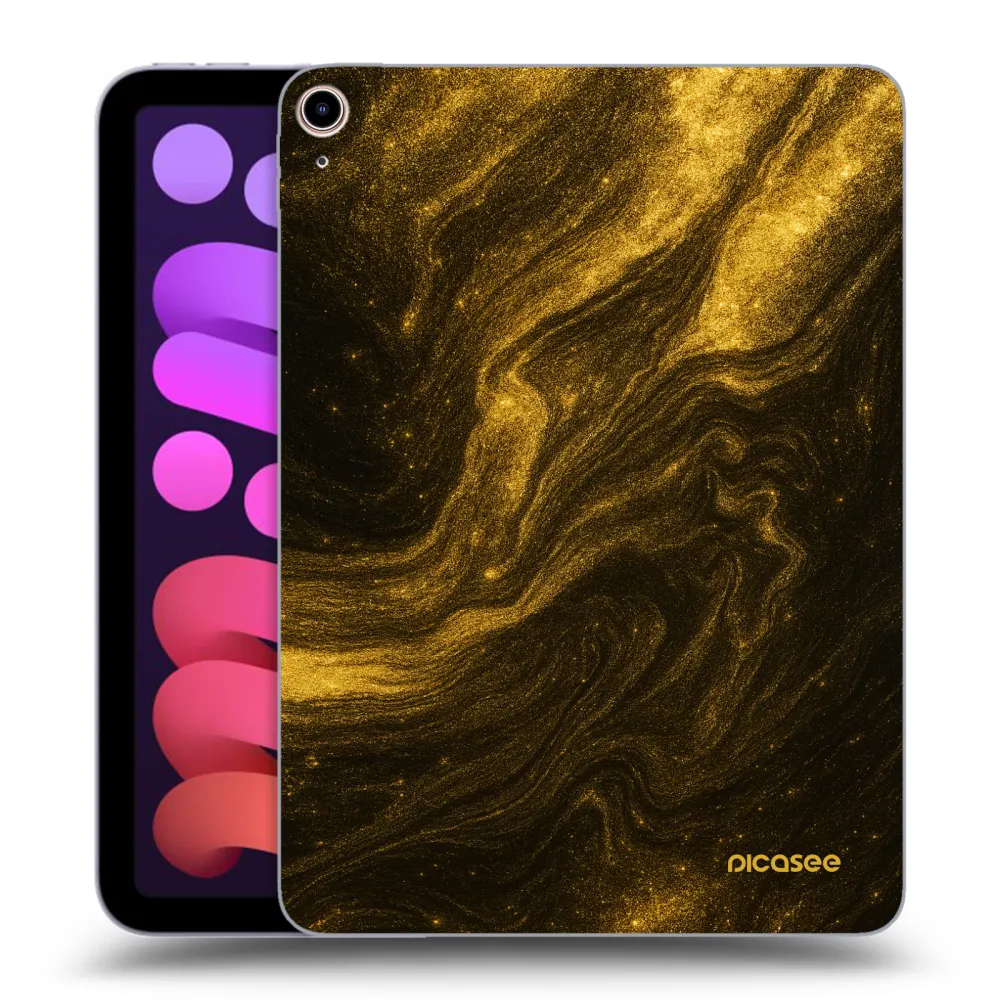 Picasee silikonowe przeźroczyste etui na Apple iPad mini 2021 (6. gen) - Black