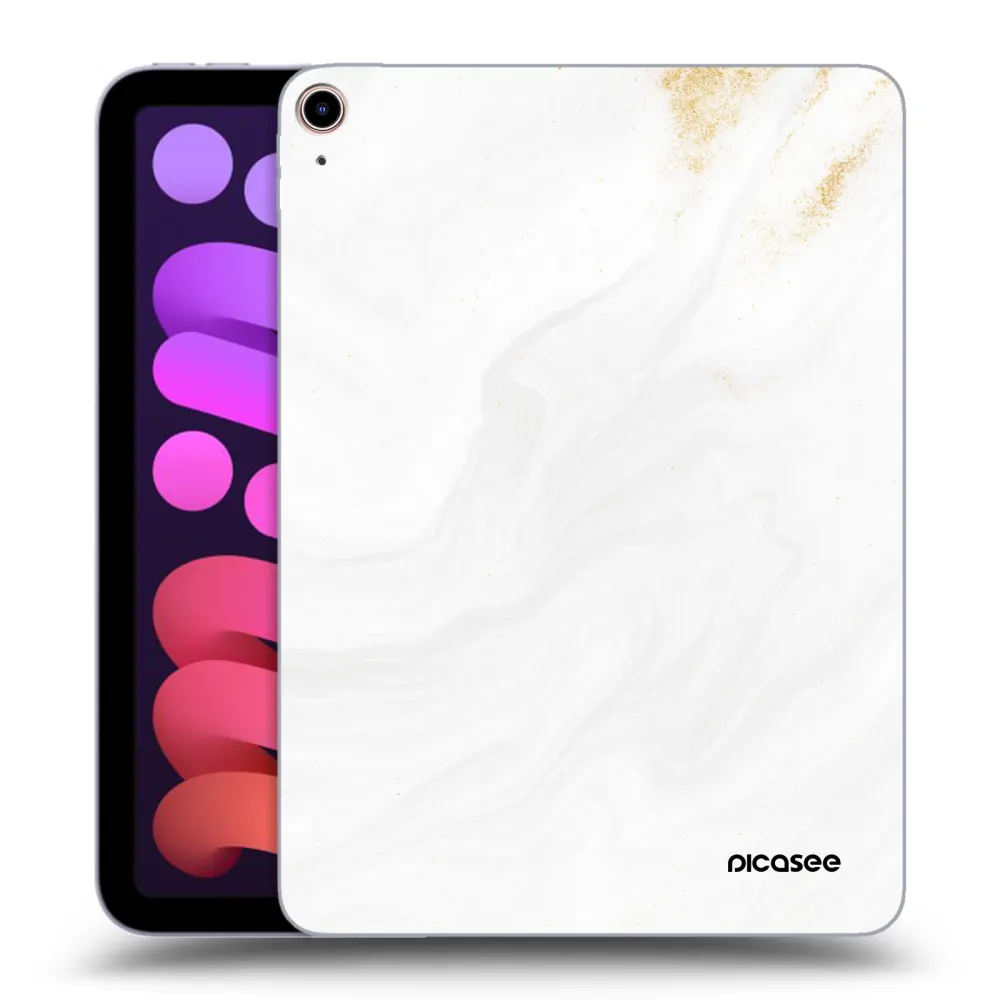 Picasee silikonowe przeźroczyste etui na Apple iPad mini 2021 (6. gen) - White