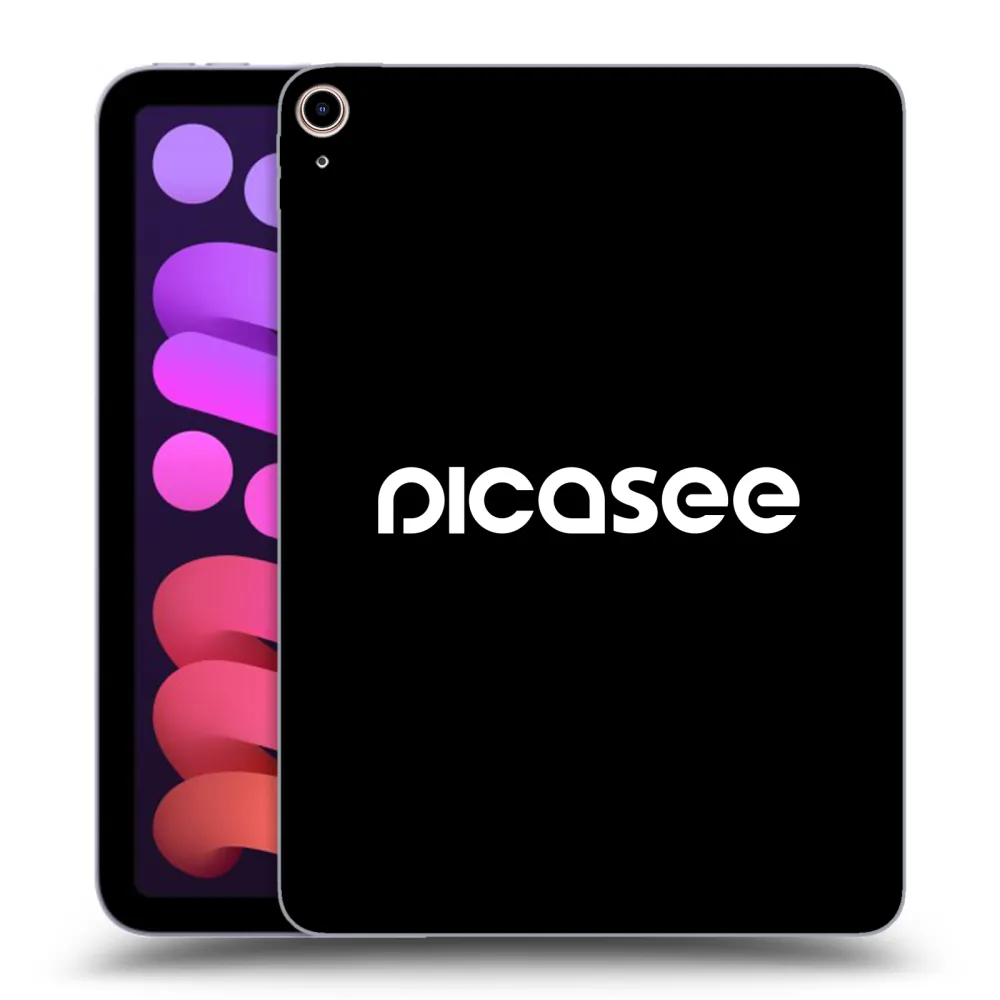 Picasee silikonowe czarne etui na Apple iPad mini 2021 (6. gen) - Picasee - new logo - white
